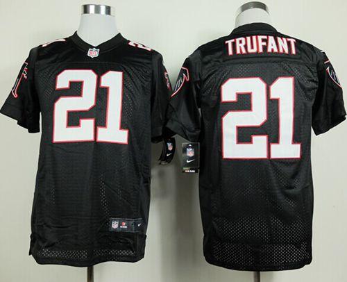 Nike Falcons #21 Desmond Trufant Black Alternate Men's Stitched NFL Elite Jersey