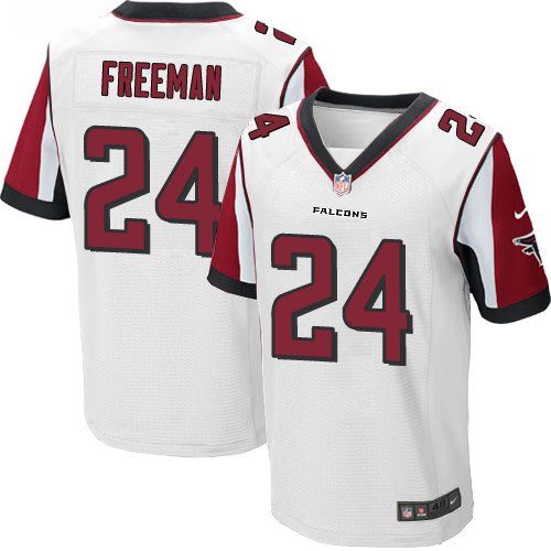 Nike Falcons #24 Devonta Freeman White Men's Stitched NFL Elite Jersey