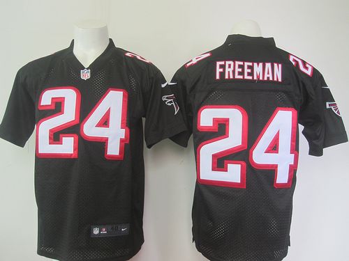Nike Falcons #24 Devonta Freeman Black Alternate Men's Stitched NFL Elite Jersey