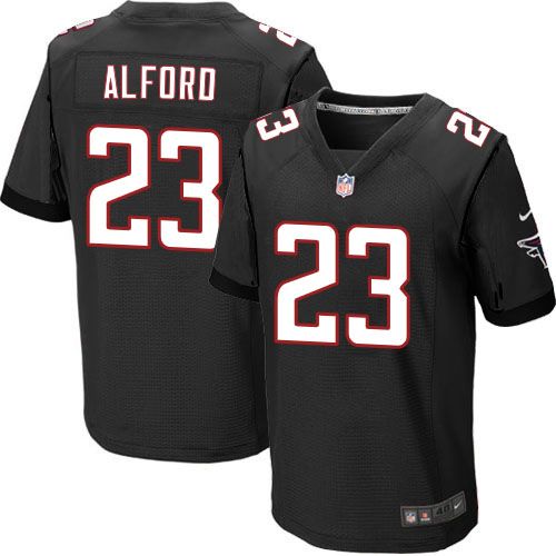 Nike Falcons #23 Robert Alford Black Alternate Men's Stitched NFL Elite Jersey