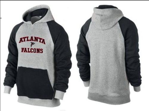 Atlanta Falcons Heart & Soul Pullover Hoodie Grey & Black