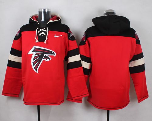 Nike Falcons Blank Red Player Pullover NFL Hoodie