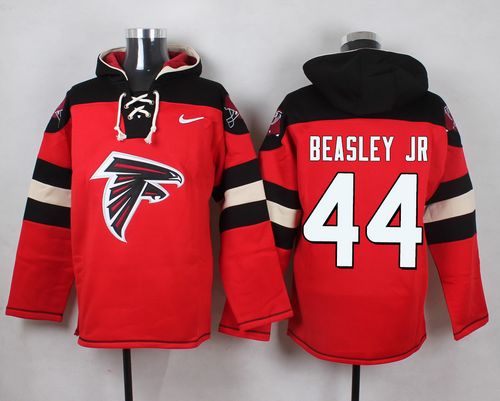 Nike Falcons #44 Vic Beasley Jr Red Player Pullover NFL Hoodie