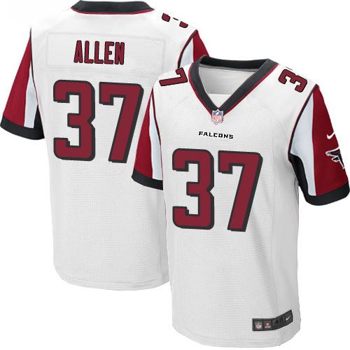 Nike Falcons #37 Ricardo Allen White Men's Stitched NFL Elite Jersey
