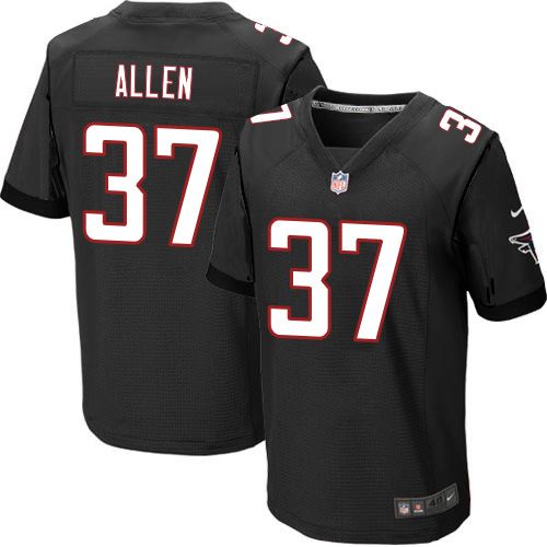 Nike Falcons #37 Ricardo Allen Black Alternate Men's Stitched NFL Elite Jersey