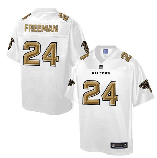 Nike Falcons #24 Devonta Freeman White Men's NFL Pro Line Fashion Game Jersey