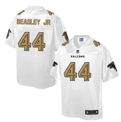 Nike Falcons #44 Vic Beasley Jr White Men's NFL Pro Line Fashion Game Jersey