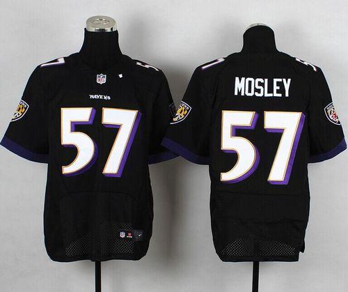 Nike Ravens #57 C.J. Mosley Black Alternate Men's Stitched NFL New Elite Jersey