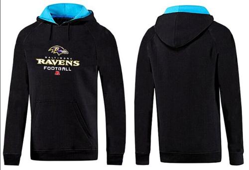 Baltimore Ravens Critical Victory Pullover Hoodie Black & Blue
