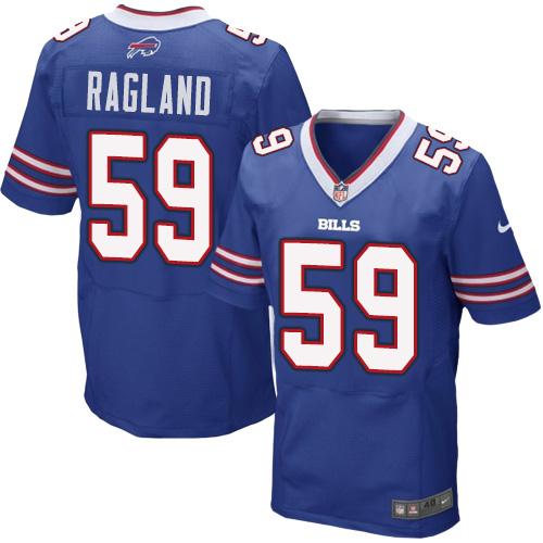 Nike Bills #59 Reggie Ragland Royal Blue Team Color Men's Stitched NFL New Elite Jersey