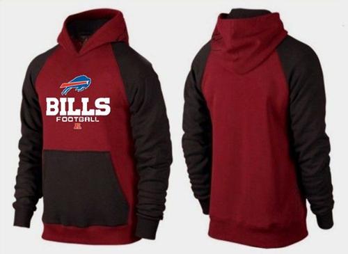Buffalo Bills Critical Victory Pullover Hoodie Burgundy Red & Black