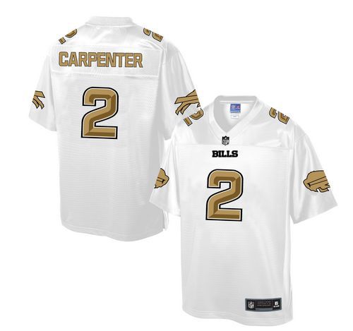 Nike Bills #2 Dan Carpenter White Men's NFL Pro Line Fashion Game Jersey