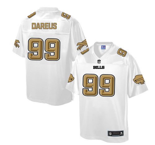 Nike Bills #99 Marcell Dareus White Men's NFL Pro Line Fashion Game Jersey