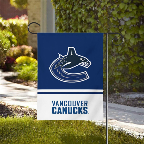 Vancouver Canucks Double-Sided Garden Flag 001 (Pls check description for details)