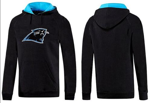 Carolina Panthers Logo Pullover Hoodie Black & Blue