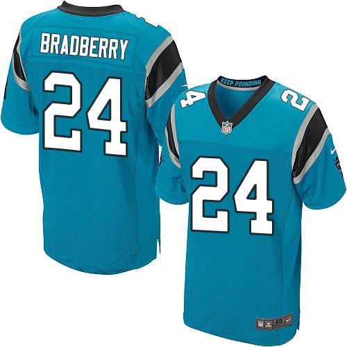 Nike Panthers #24 James Bradberry Blue Alternate Men's Stitched NFL Elite Jersey