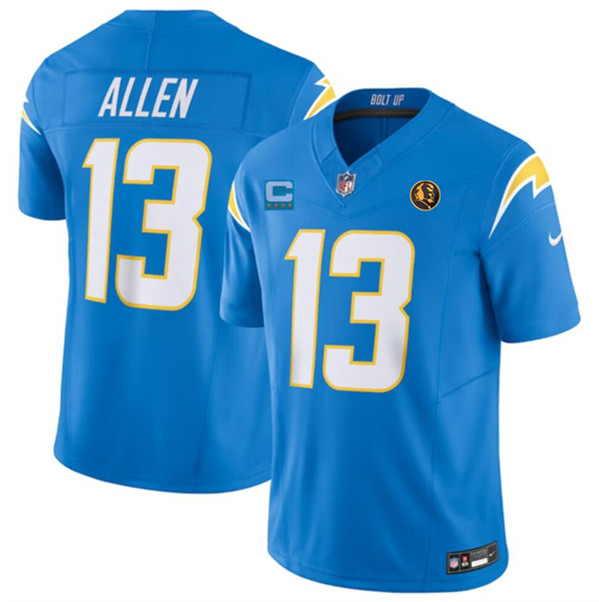 Men's Los Angeles Chargers #13 Keenan Allen Light Blue 2023 F.U.S.E. With John Madden Patch Vapor Limited Football Stitched Jersey