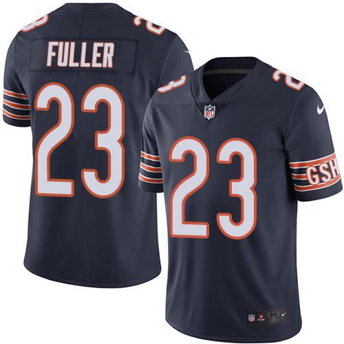 Nike Bears #23 Kyle Fuller Navy Blue Men's Stitched NFL Limited Rush Jersey