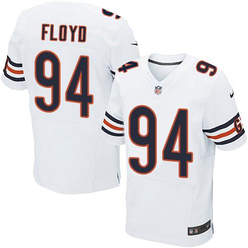 Nike Bears #94 Leonard Floyd White Men's Stitched NFL Elite Jersey
