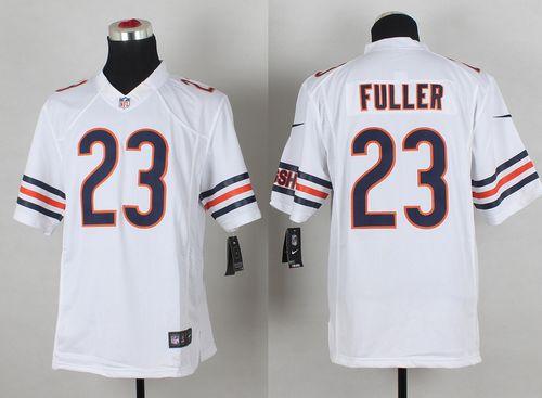 Nike Bears #23 Kyle Fuller White Men's Stitched NFL Limited Jersey