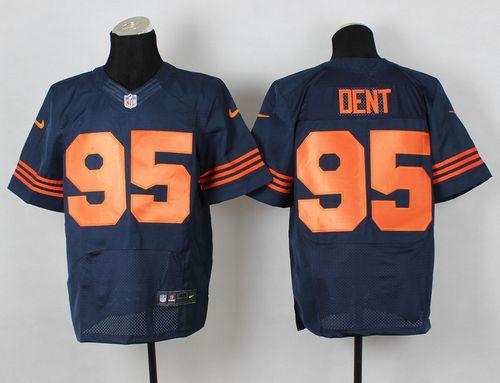 Nike Bears #95 Richard Dent Navy Blue 1940s Throwback Men's Stitched NFL Elite Jersey