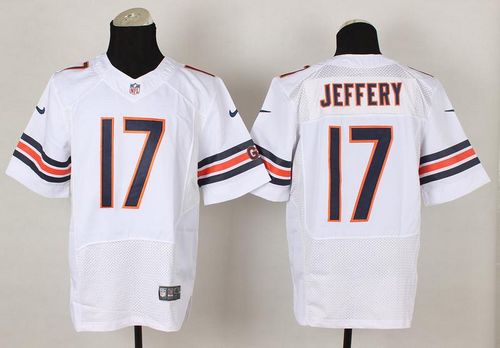 Nike Bears #17 Alshon Jeffery White Men's Stitched NFL Elite Jersey