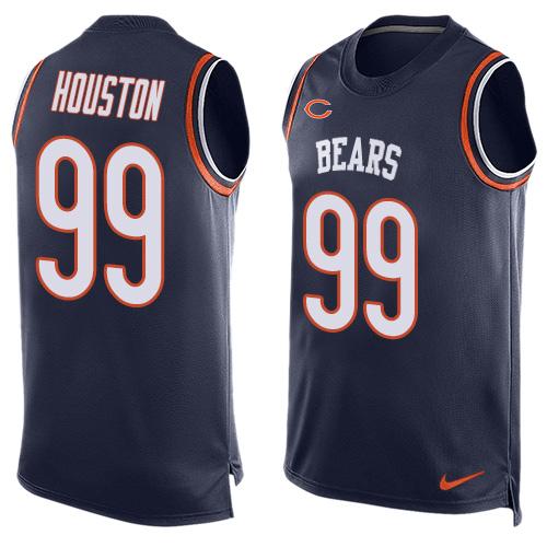 Nike Bears #99 Lamarr Houston Navy Blue Team Color Men's Stitched NFL Limited Tank Top Jersey