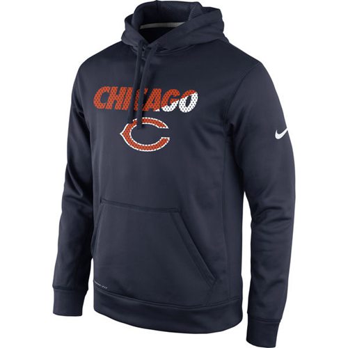 Chicago Bears Nike Kick Off Staff Performance Pullover Hoodie Navy