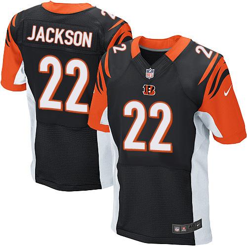 Nike Bengals #22 William Jackson Black Team Color Men's Stitched NFL Elite Jersey