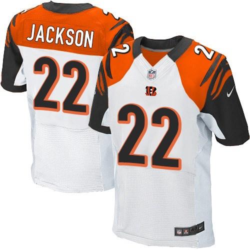 Nike Bengals #22 William Jackson White Men's Stitched NFL Elite Jersey
