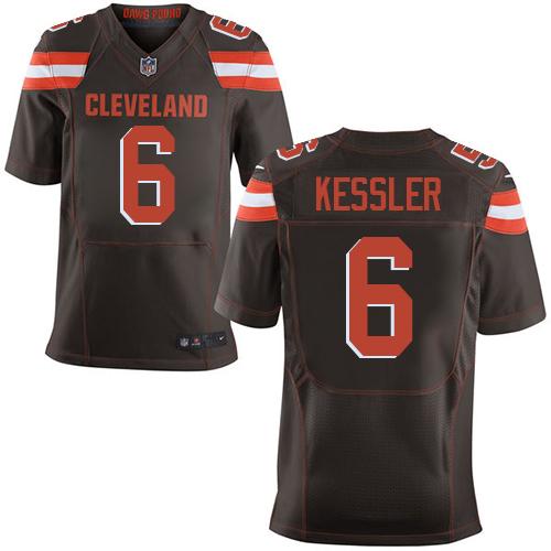 Nike Browns #6 Cody Kessler Brown Team Color Men's Stitched NFL New Elite Jersey