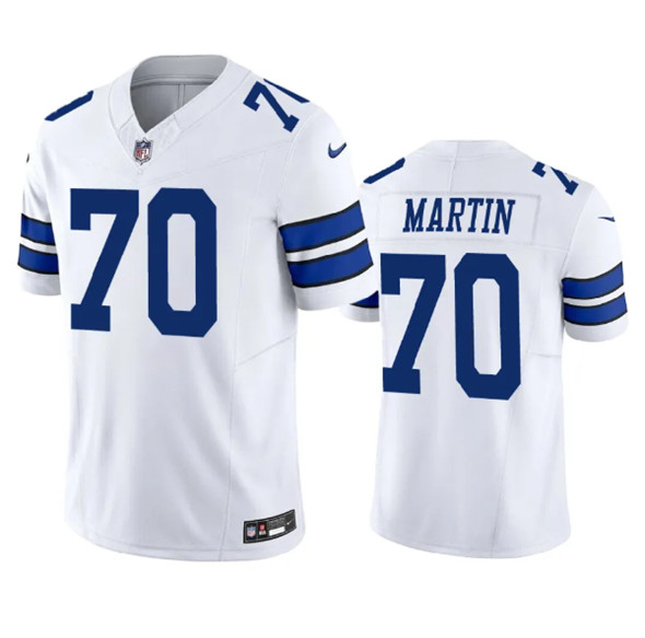 Men's Dallas Cowboys #70 Zack Martin White 2023 F.U.S.E. Limited Stitched Football Jersey