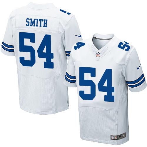 Nike Cowboys #54 Jaylon Smith White Men's Stitched NFL Elite Jersey