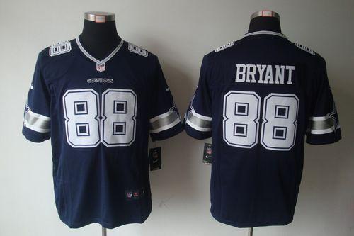 Nike Cowboys #88 Dez Bryant Navy Blue Team Color Men's Stitched NFL Limited Jersey