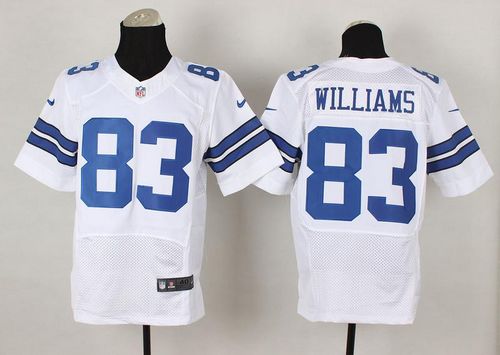 Nike Cowboys #83 Terrance Williams White Men's Stitched NFL Elite Jersey