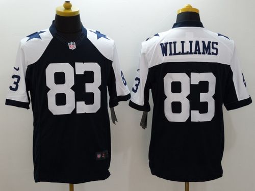 Nike Cowboys #83 Terrance Williams Navy Blue Thanksgiving Throwback Men's Stitched NFL Limited Jersey