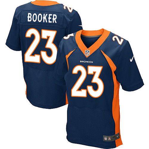 Nike Broncos #23 Devontae Booker Navy Blue Alternate Men's Stitched NFL New Elite Jersey