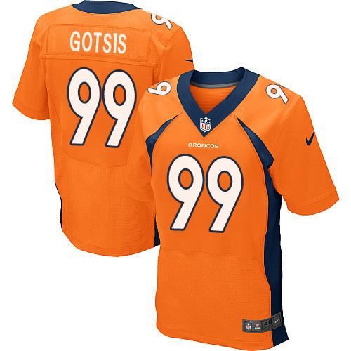Nike Broncos #99 Adam Gotsis Orange Team Color Men's Stitched NFL New Elite Jersey