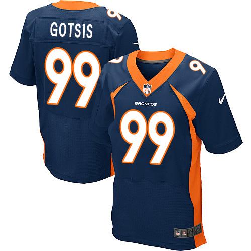 Nike Broncos #99 Adam Gotsis Navy Blue Alternate Men's Stitched NFL New Elite Jersey