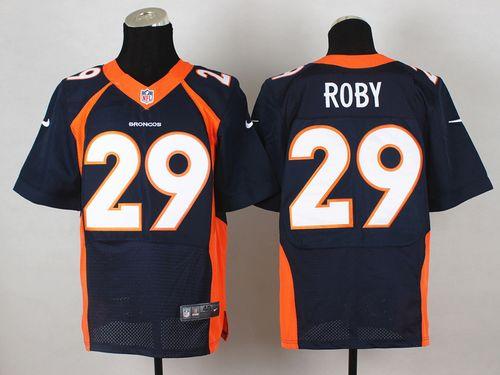 Nike Broncos #29 Bradley Roby Navy Blue Alternate Men's Stitched NFL New Elite Jersey