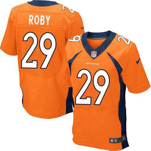 Nike Broncos #29 Bradley Roby Orange Team Color Men's Stitched NFL New Elite Jersey