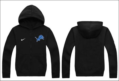 Nike Detroit Lions Authentic Logo Hoodie Black