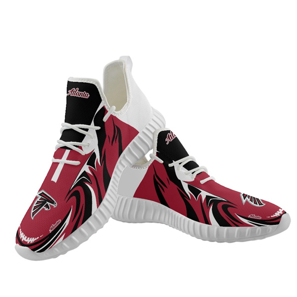Men's Atlanta Falcons Mesh Knit Sneakers/Shoes 014