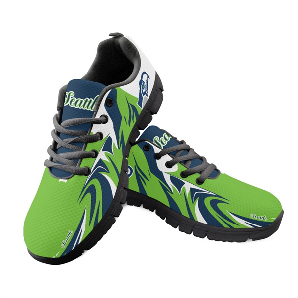 Men's Seattle Seahawks AQ Running Shoes 005