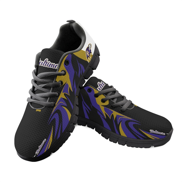Men's Baltimore Ravens AQ Running Shoes 005