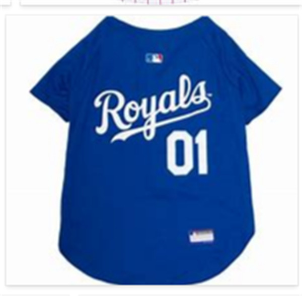 Kansas City Royals Custom Stitched Dog Jersey(Pls Check Description For Details)