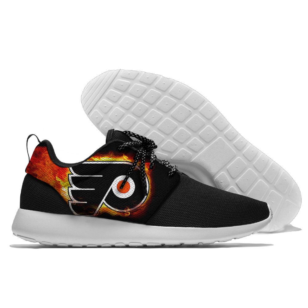 Men's NHL Philadelphia Flyers Roshe Style Lightweight Running Shoes 003