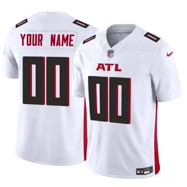 Women's Atlanta Falcons Active Player Custom White 2023 F.U.S.E. Vapor Untouchable Limited Football Stitched Jersey