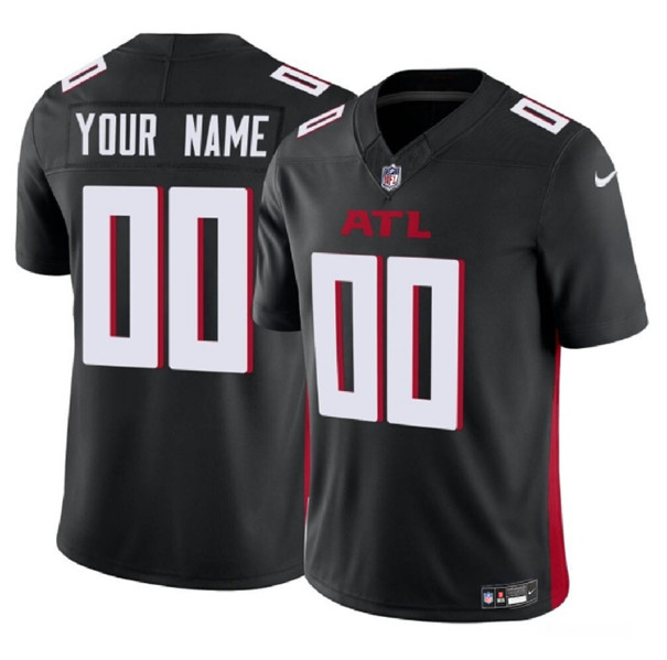 Women's Atlanta Falcons Active Player Custom Black 2023 F.U.S.E. Vapor Untouchable Limited Football Stitched Jersey