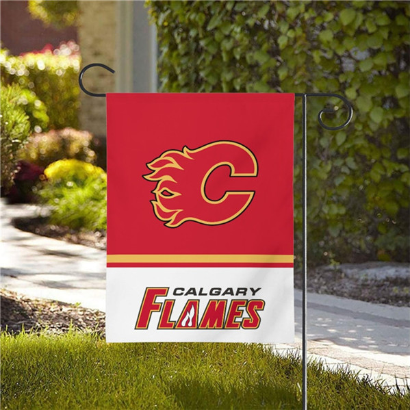 Calgary Flames Double-Sided Garden Flag 001 (Pls check description for details)